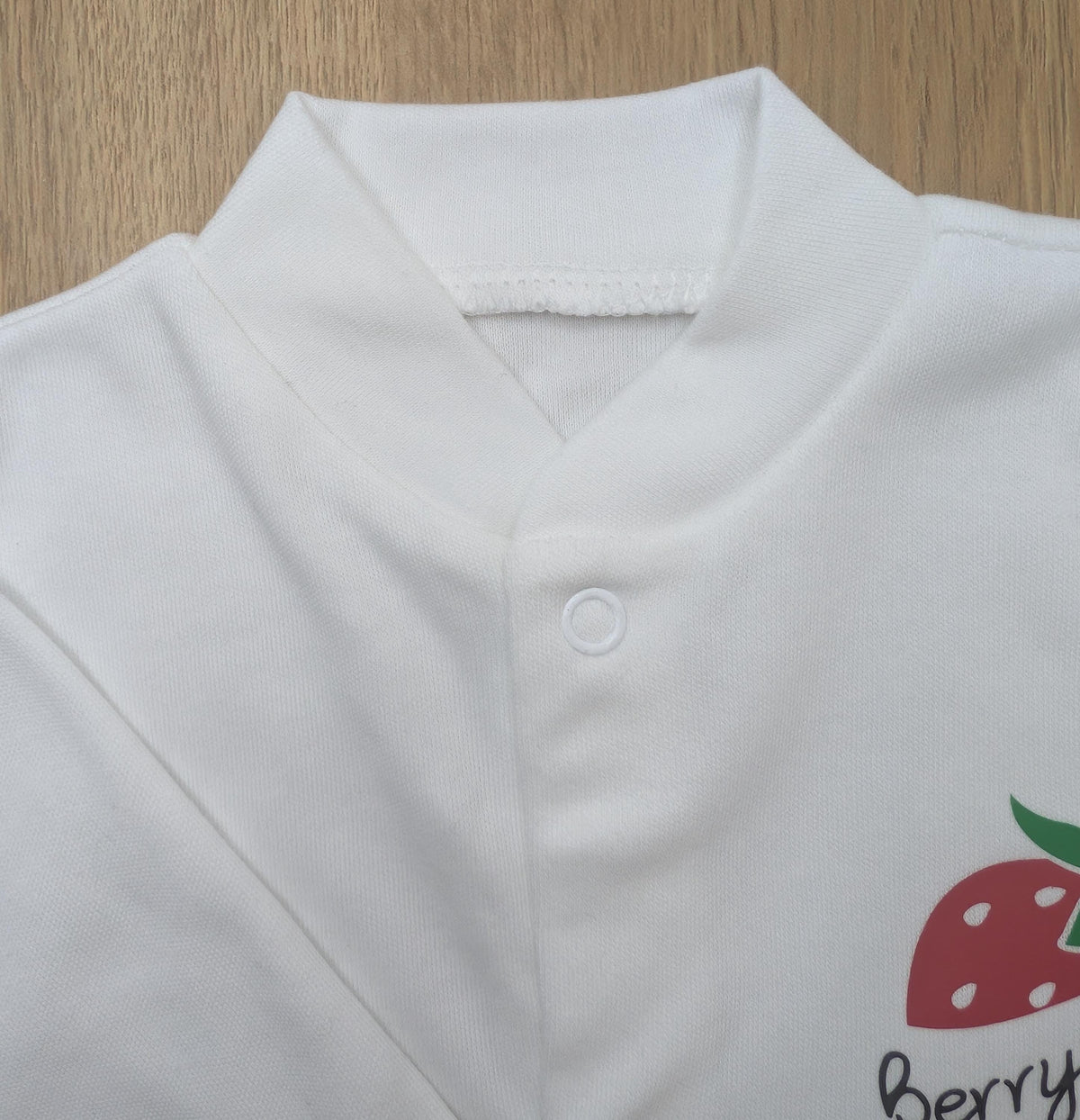 Personalised Strawberry Babygrow
