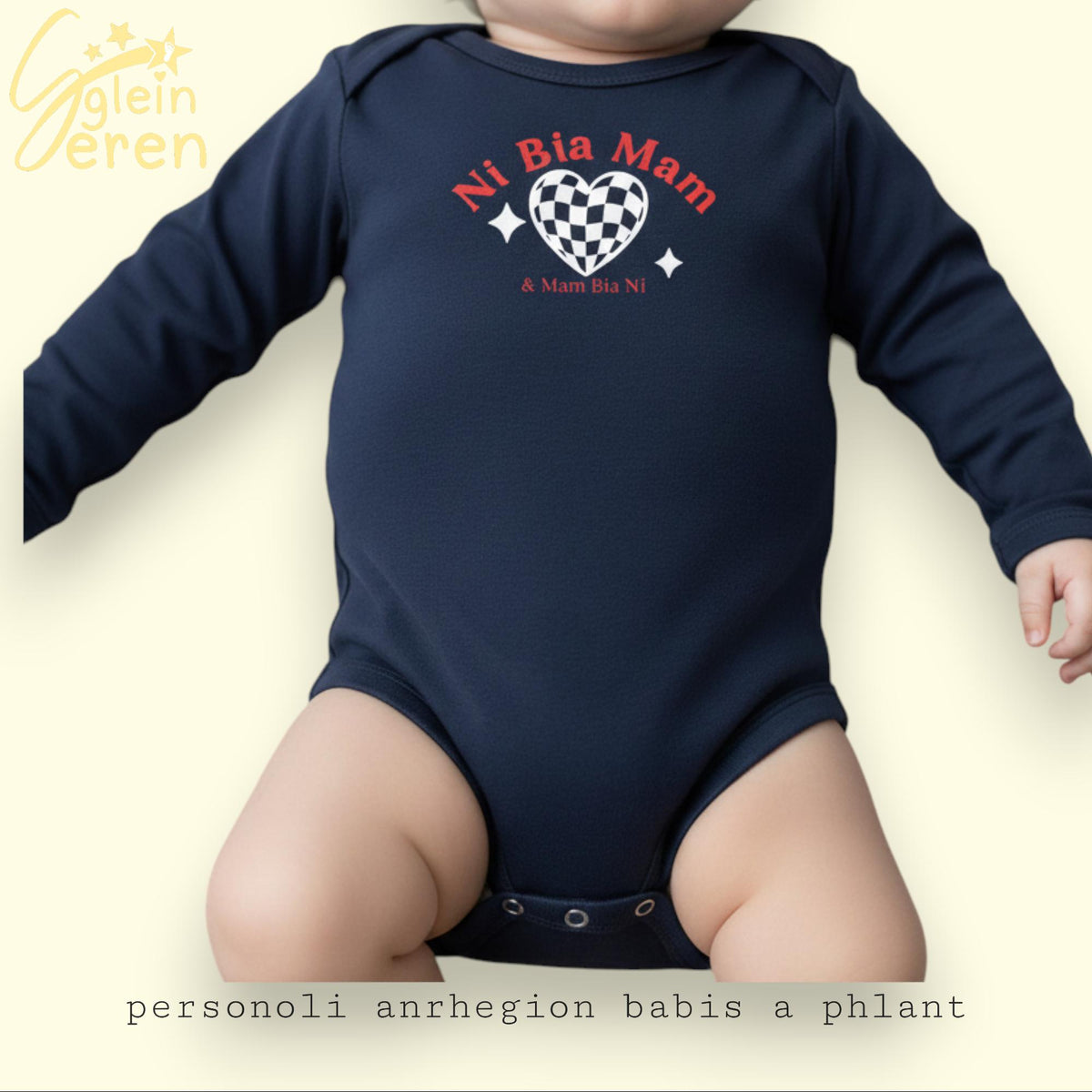 Ni Bia Mam Long Sleeve Bodysuit