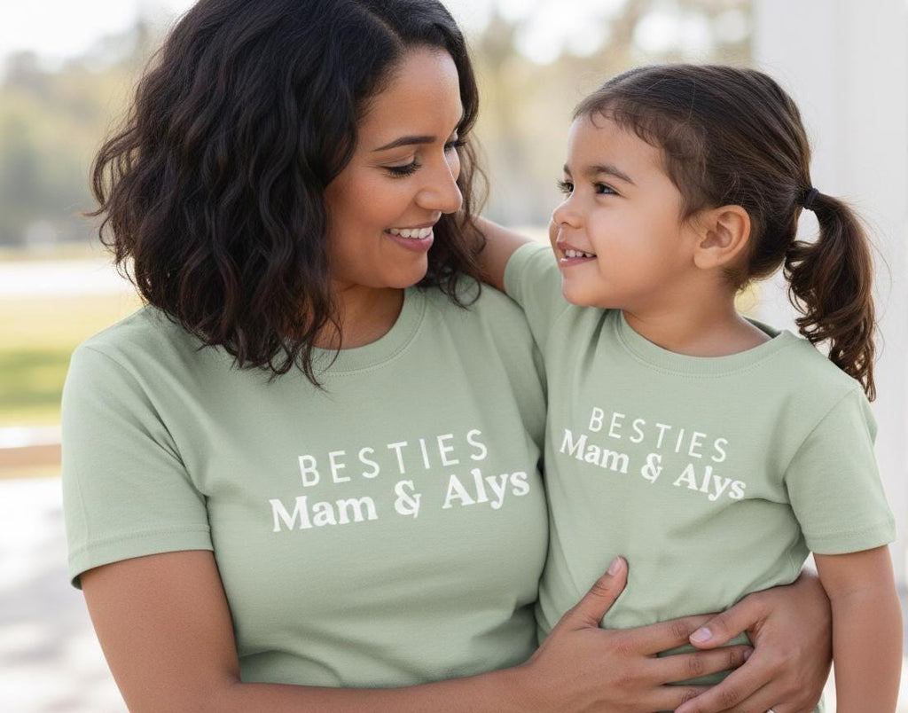 Mum and Child Besties Matching Tees