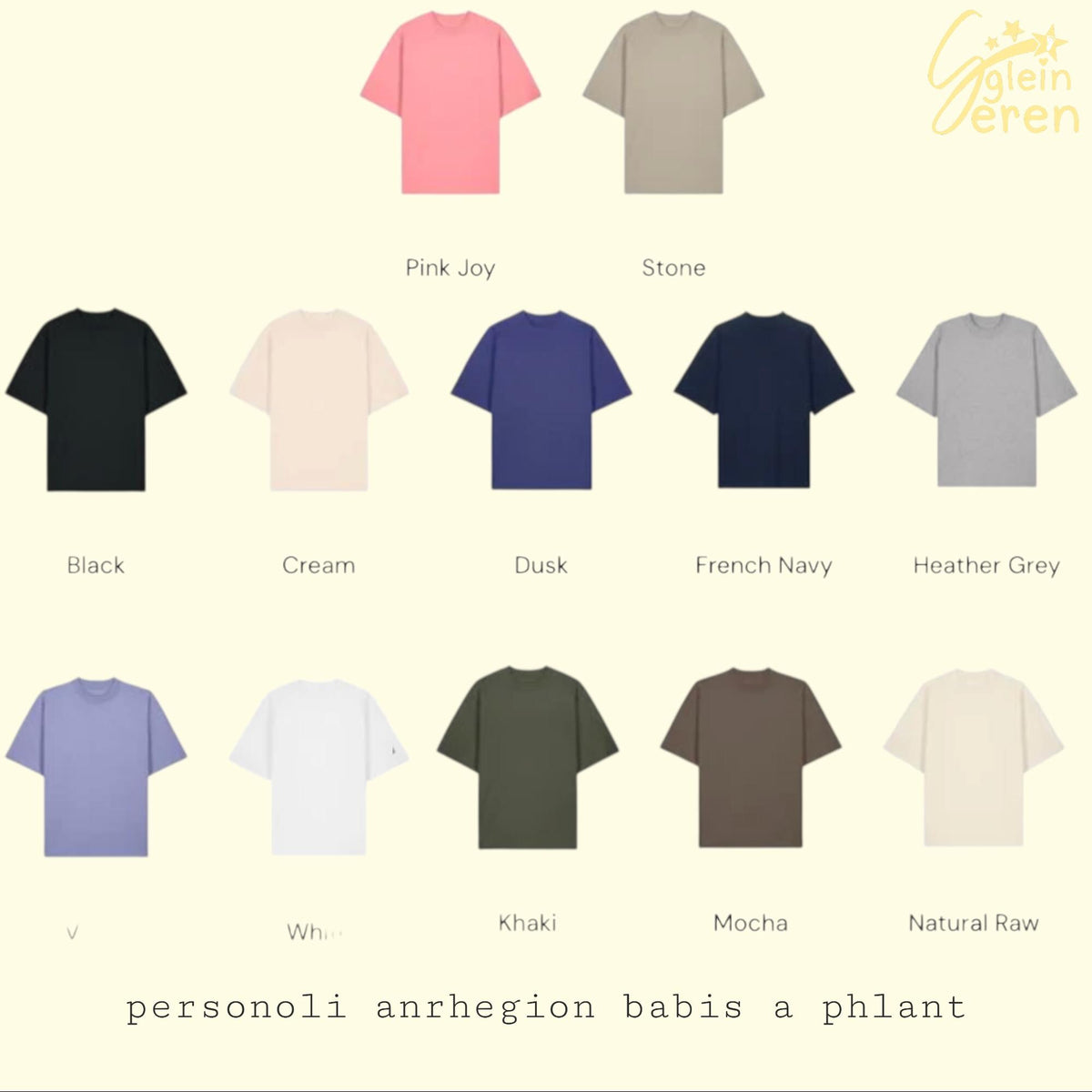 Adult Oversized Personalised 'Mam' Tee