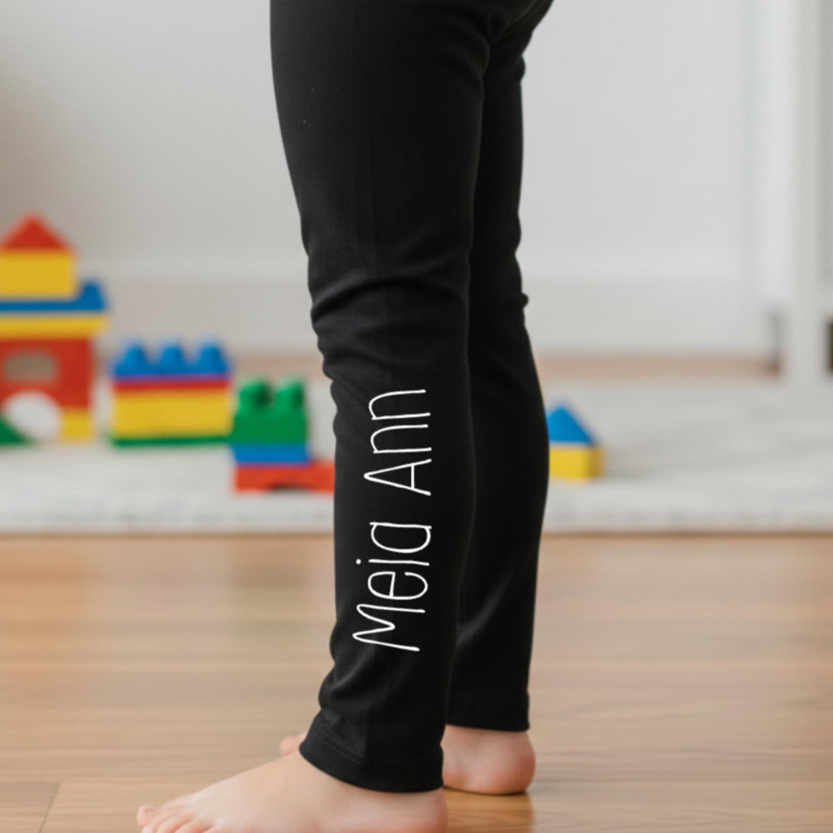 Personalised Kids Leggings with Name | Custom Children’s Leggings | Soft Stretchy Everyday Wear | Unique Gift for Toddlers & Kids