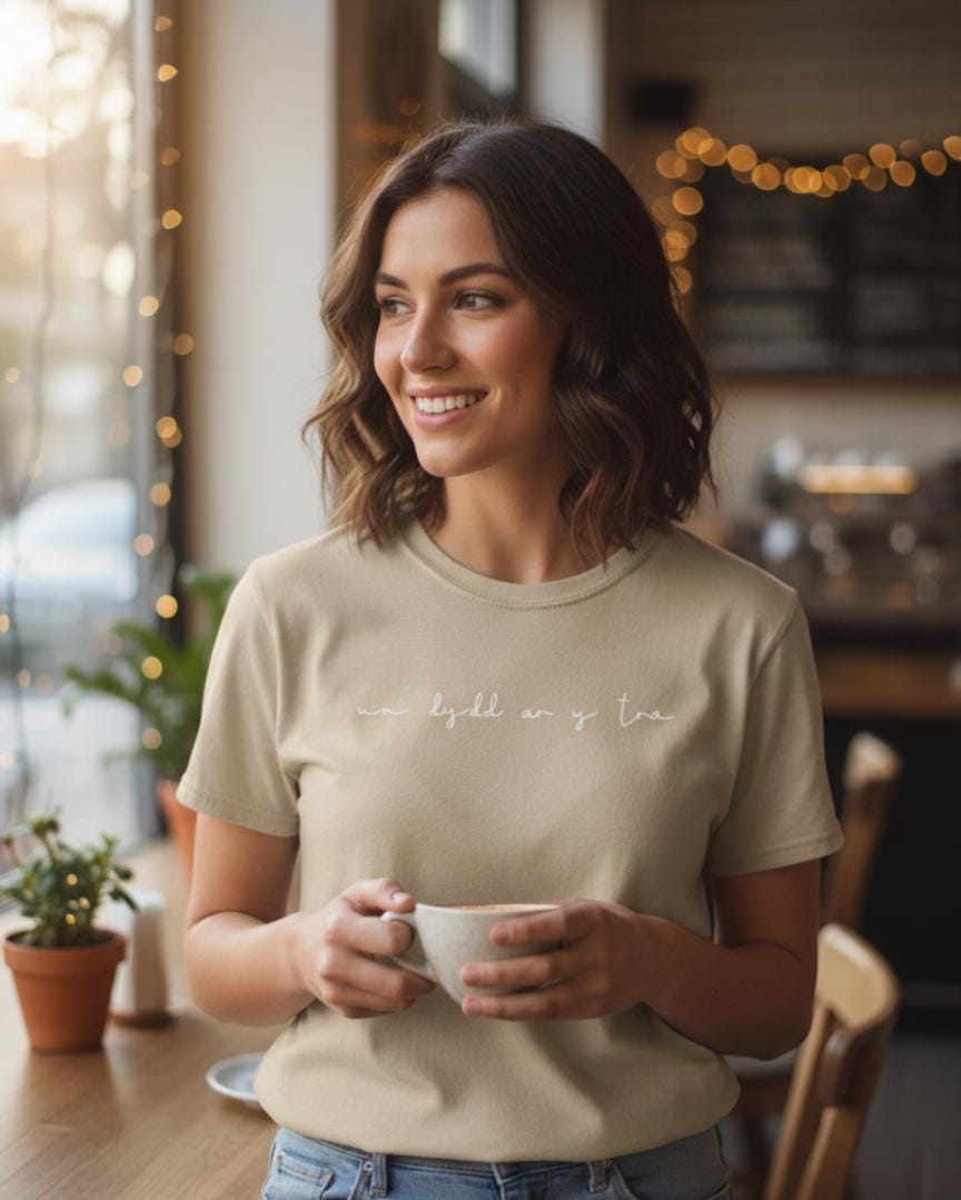 Un Dydd ar y Tro Adult T-shirt