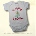 Personalised Welsh Christmas Baby Vest - Nadolig Llawen Custom Holiday - Nadolig Cyntaf
