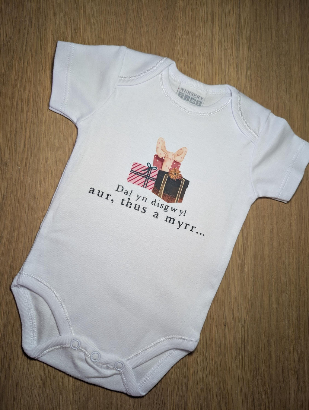 Welsh or English Baby Christmas Vest – Funny Vest