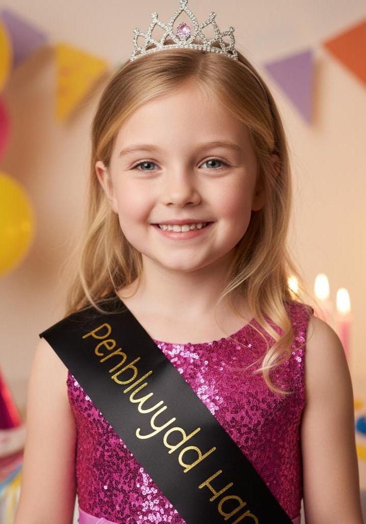 Personalised Children's Sash