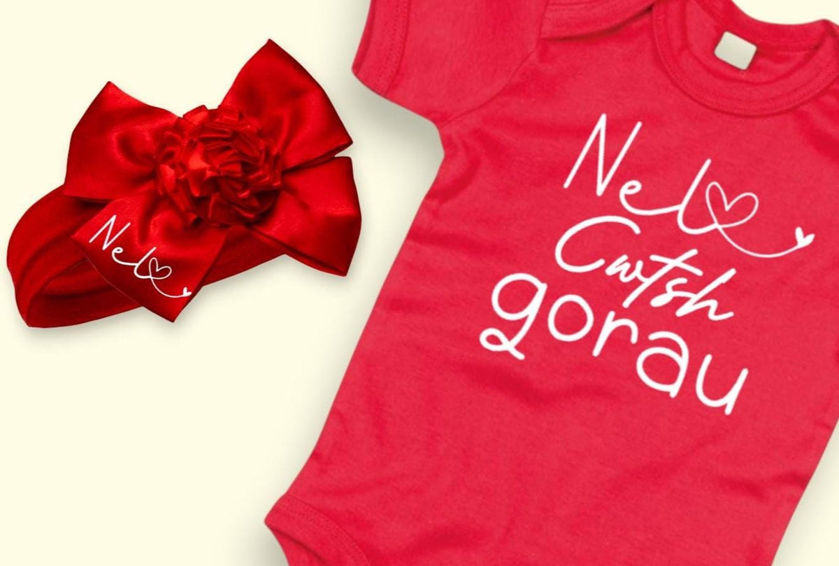 Personalised Santes Dwynwen Bundle – Welsh Love Gift Set – Cymru Romance, Cariad Present