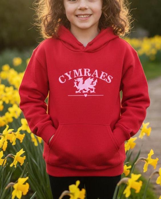 Cymraes/Cymro Kids Hoodie