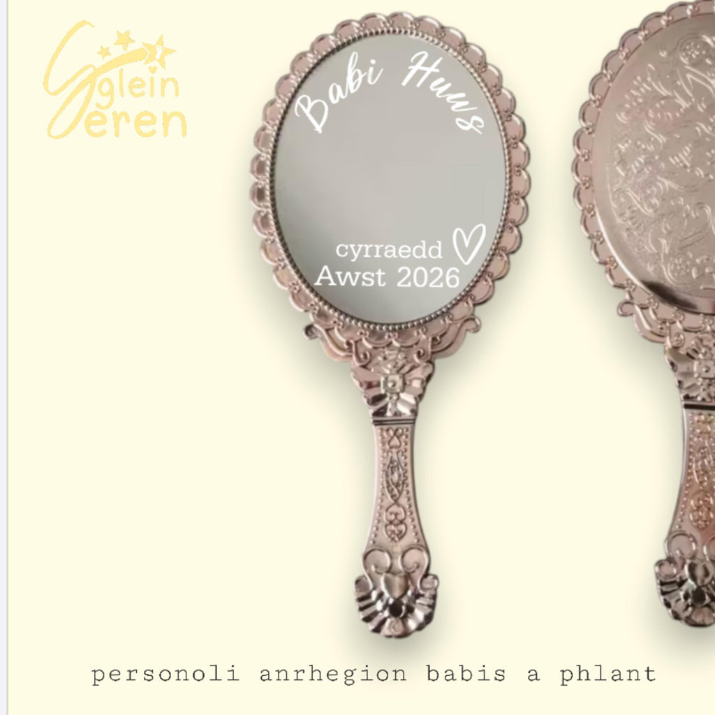 Personalised Pregnancy Announcement Mirror