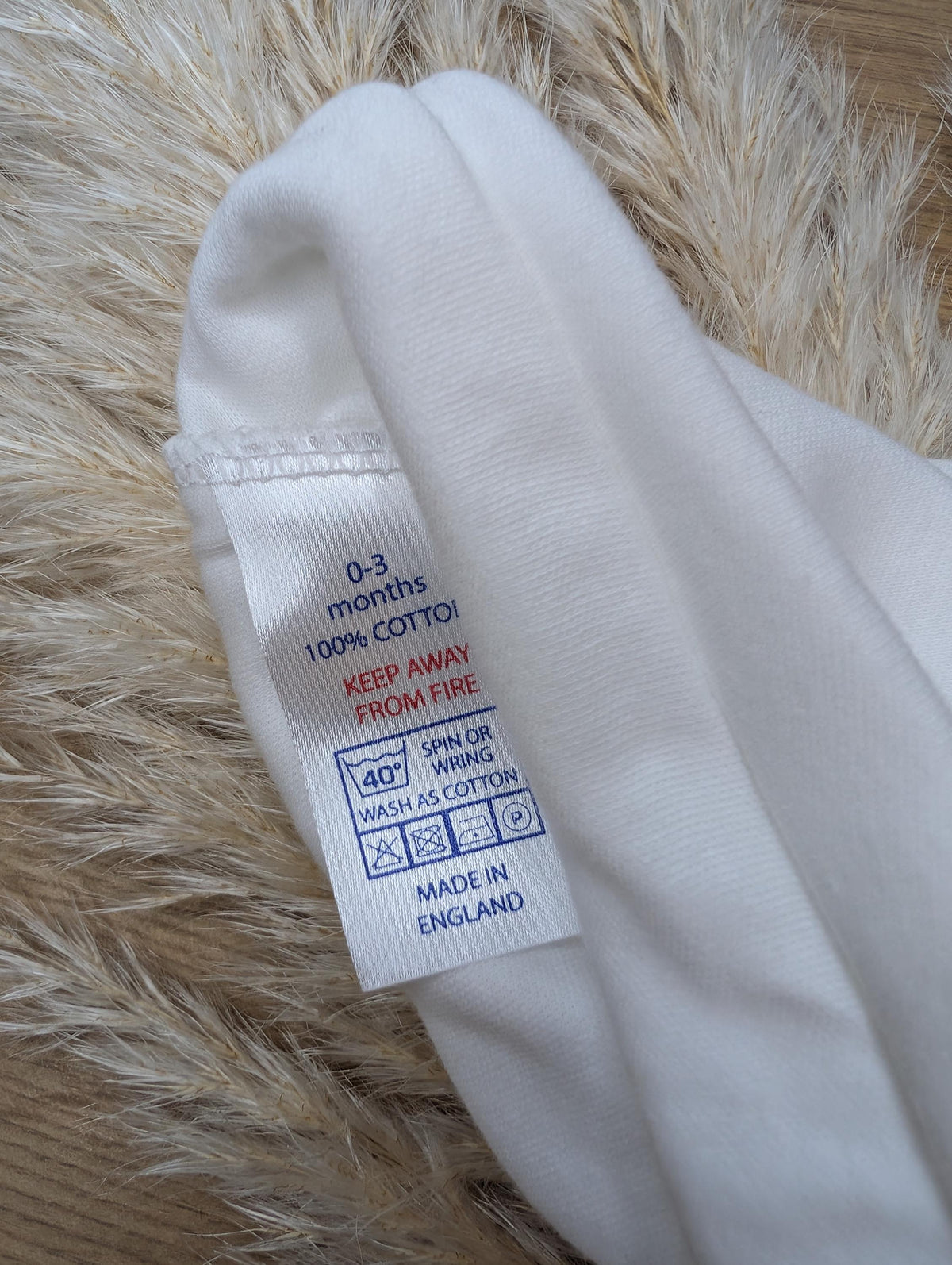 Personalized Knotted Baby Hat - White Organic Cotton