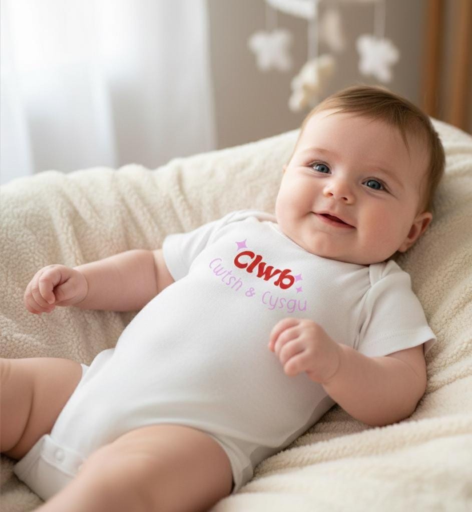 Cwtsh & Cysgu Baby Vest