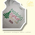 Personalized Welsh First Christmas Bodysuit – Nadolig Cyntaf 2025