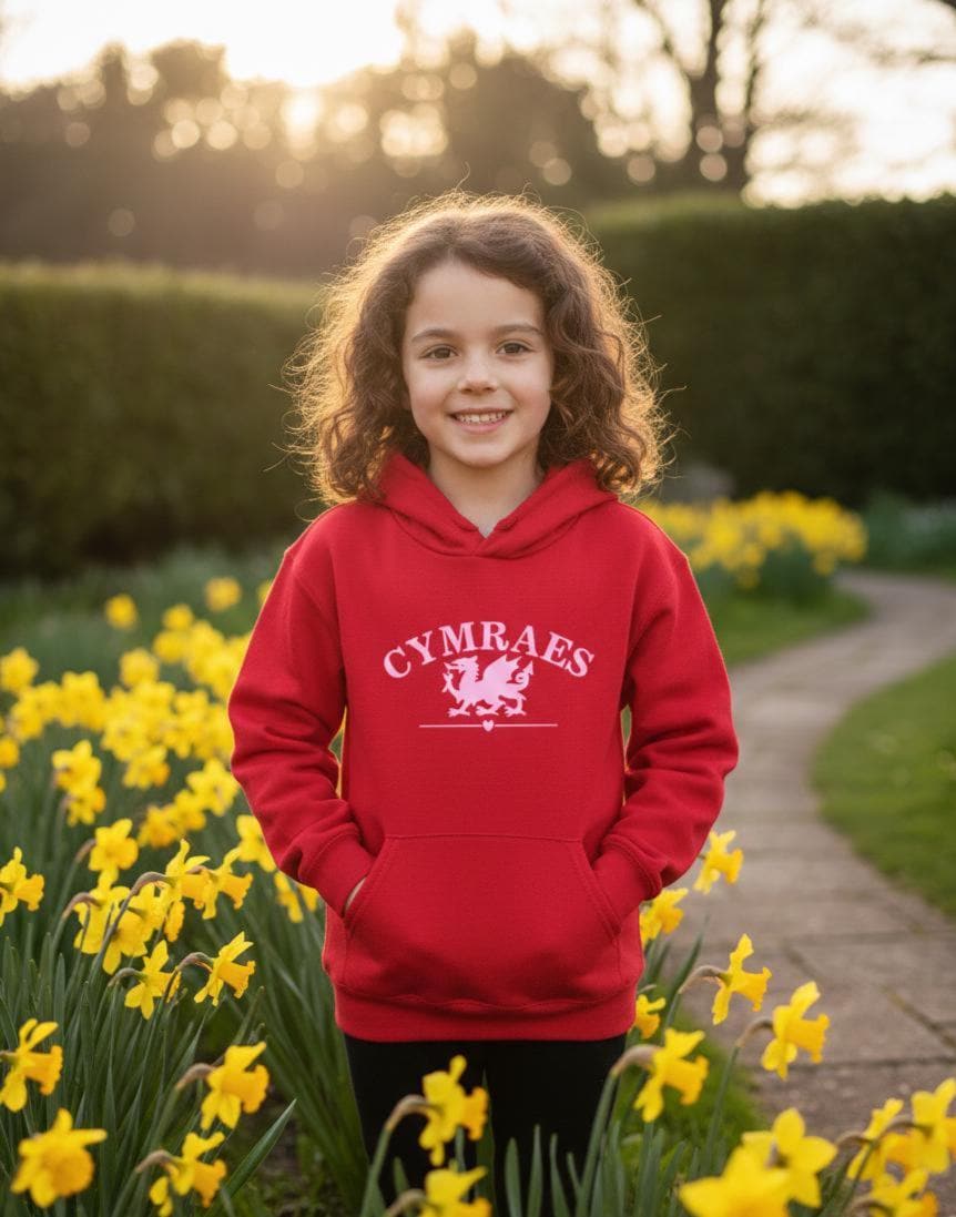 Cymraes/Cymro Kids Hoodie