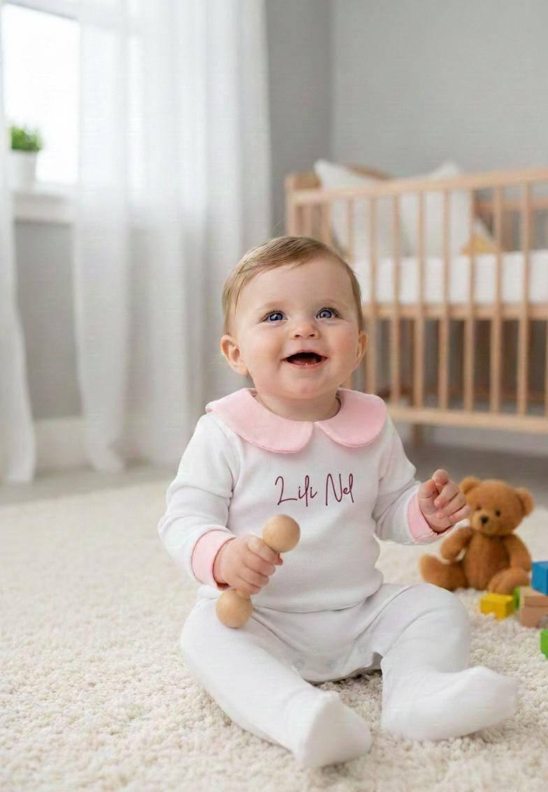 Personalised Collared Bodysuit