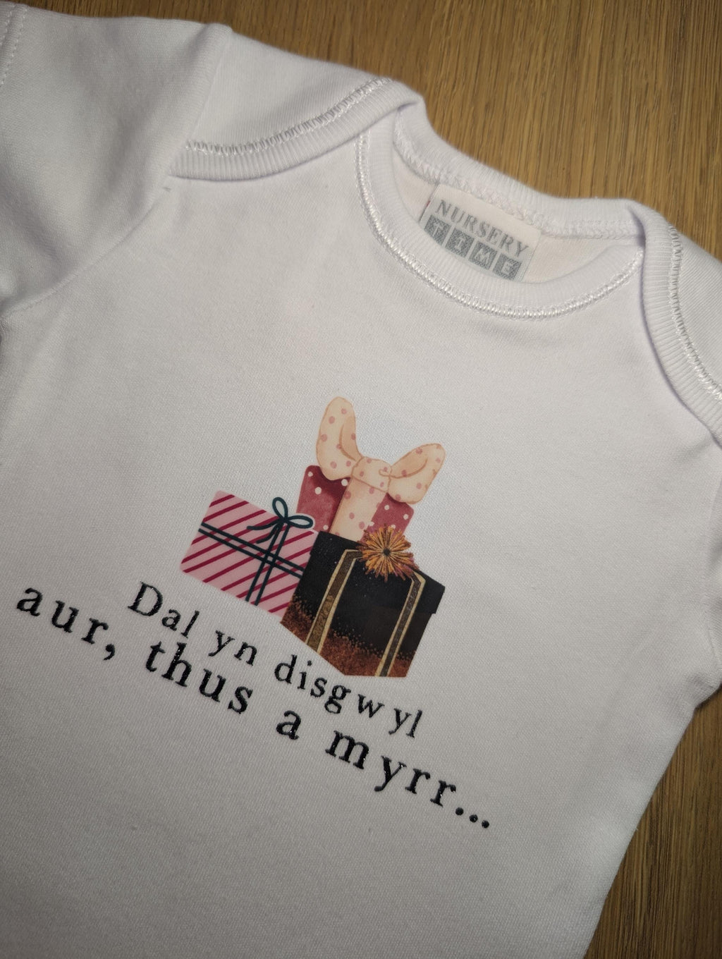 Welsh or English Baby Christmas Vest – Funny Vest