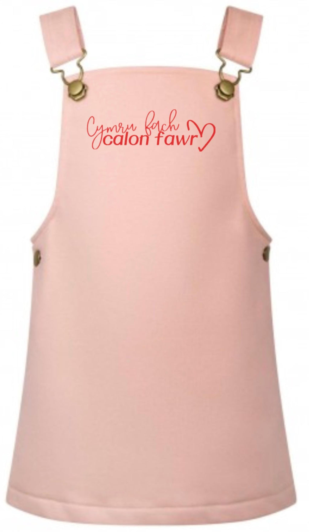 Girls Welsh Dungarees Dress