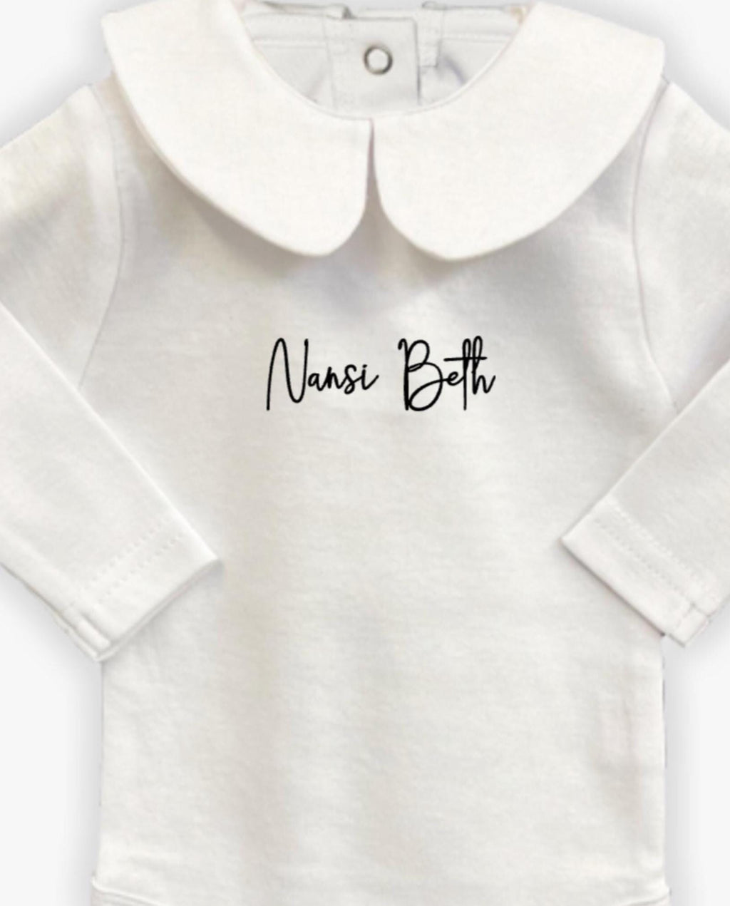 Personalised Collared Bodysuit