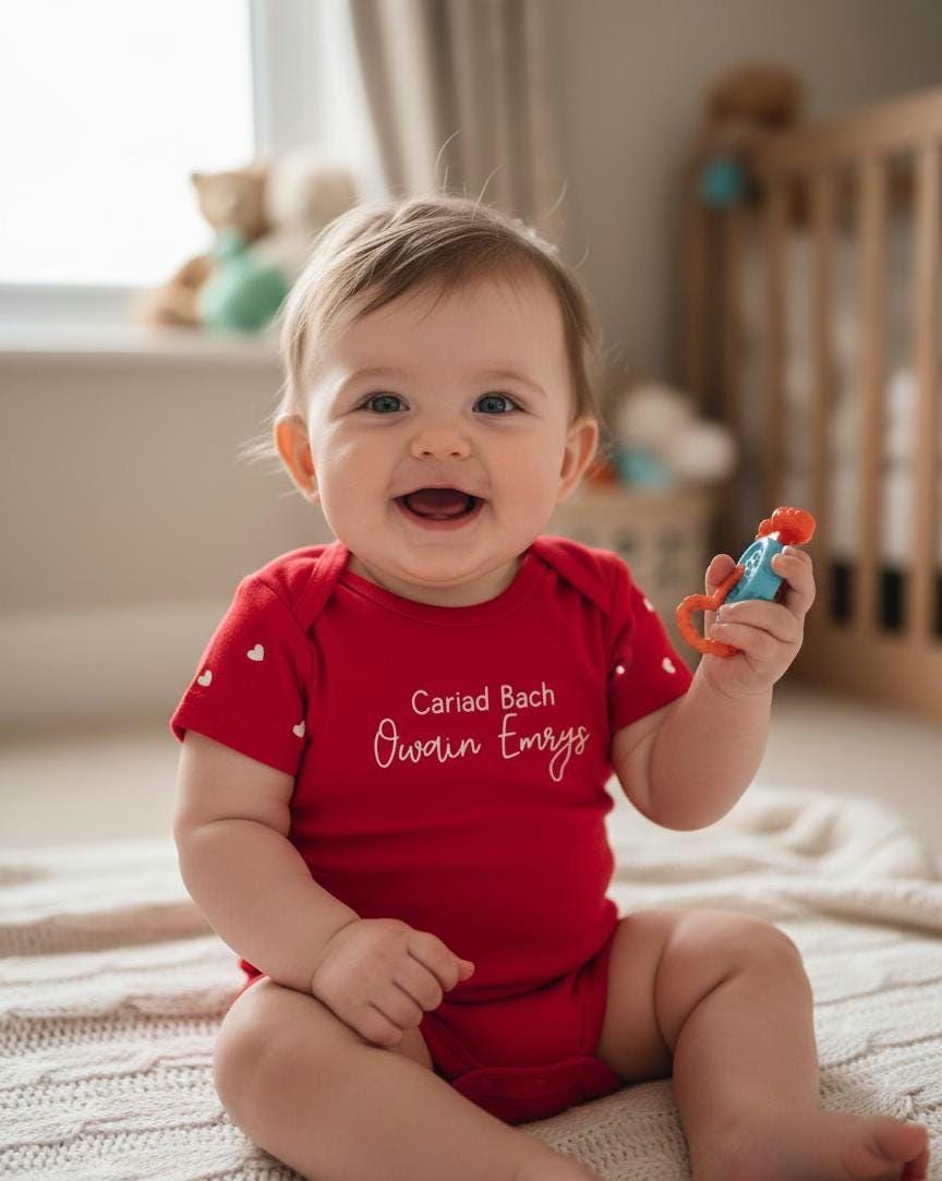 Cariad Bach Baby Vest