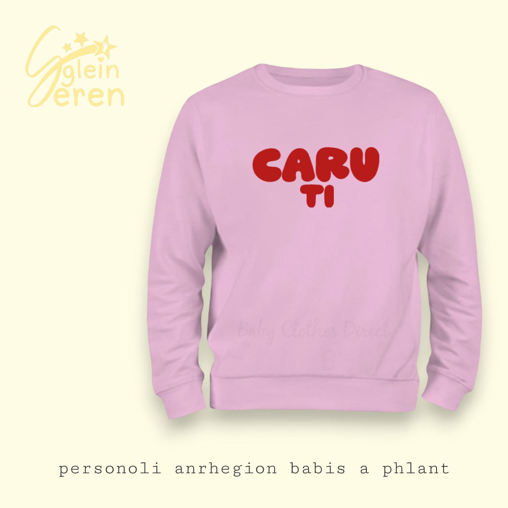 Welsh Toddler  "Caru Chdi" Jumper
