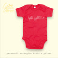 Lyfli Jybli Baby Vest | Welsh Phrase Bodysuit | Santes Dwynwen Collection | Welsh Baby Gift