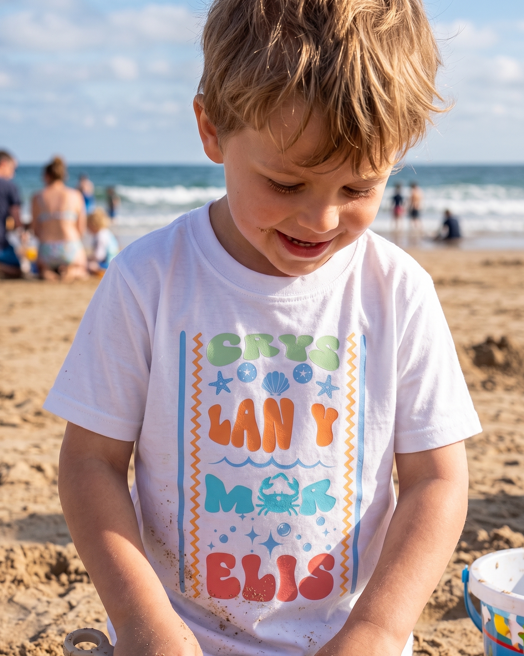 Lan y Mor Personalised T-shirt