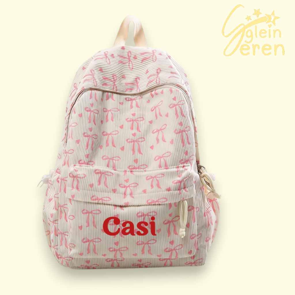 Personalised Bow Backpack