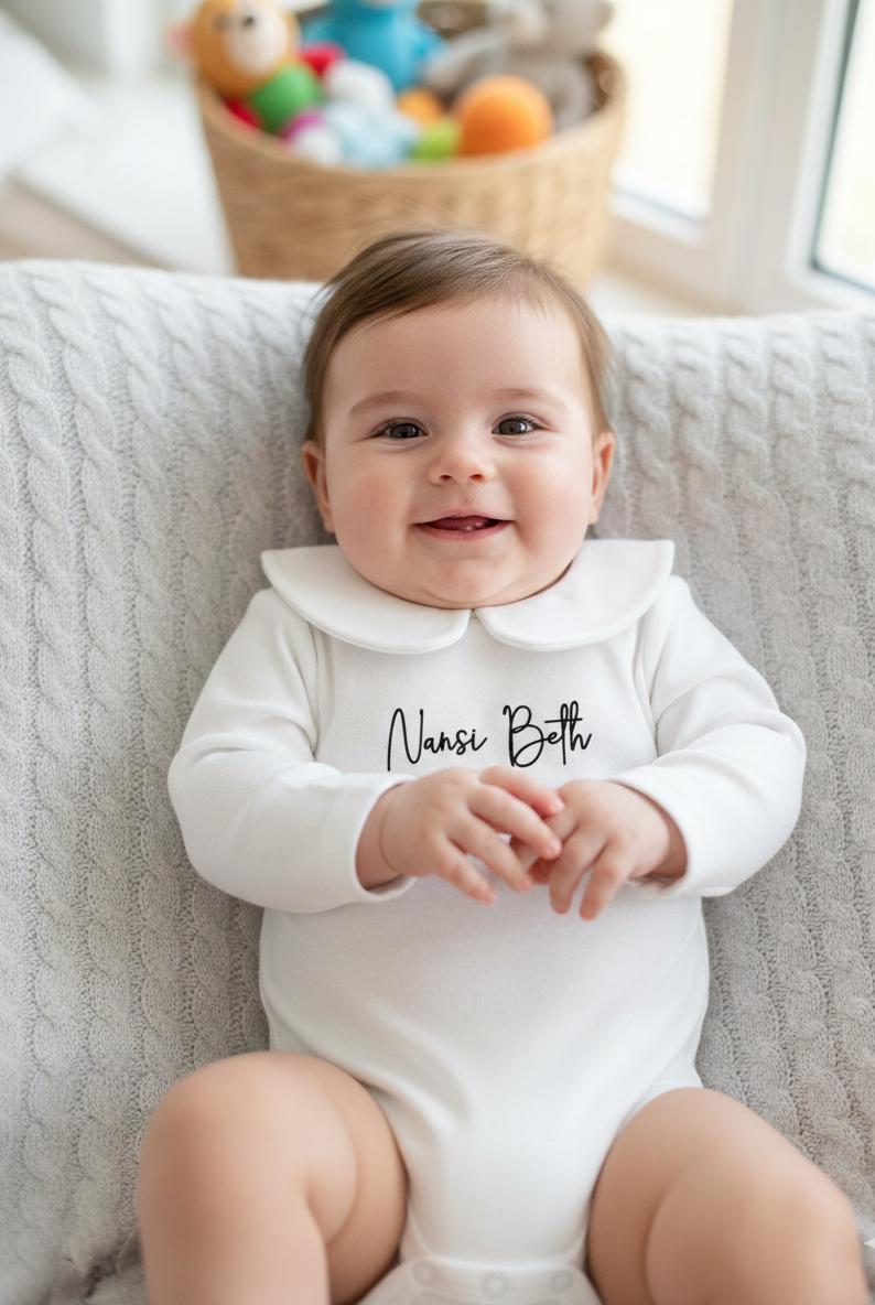 Personalised Collared Bodysuit