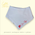Personalised Baby Bib | Custom Name Bib | Santes Dwynwen Gift