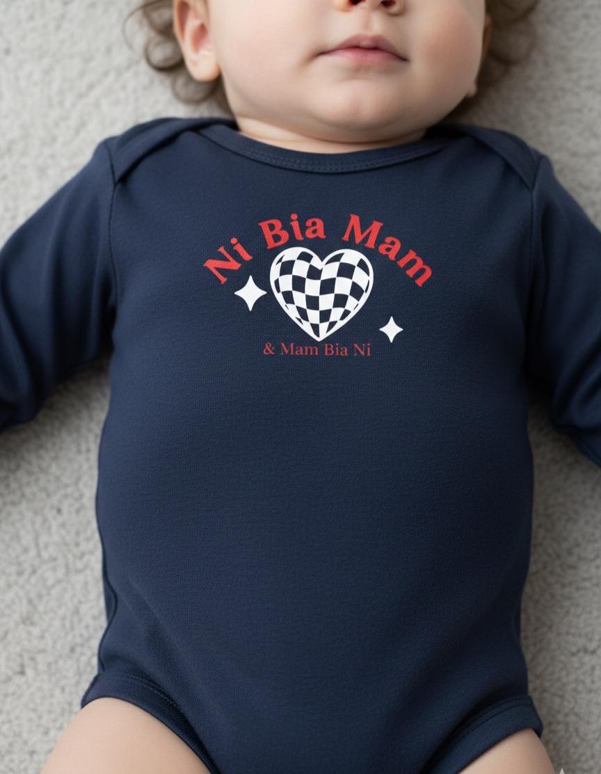 Ni Bia Mam Long Sleeve Bodysuit