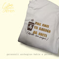Personalized Welsh Baby Grow – “Mae Mam yn Rhedeg ar Goffi” – Funny New Mum Gift