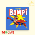 Super Bampi Superhero Themed Coaster