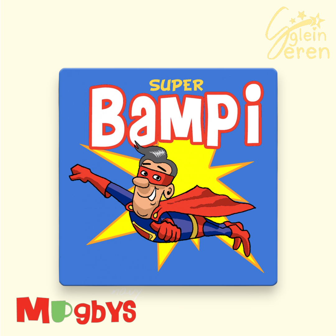 Super Bampi Superhero Themed Coaster