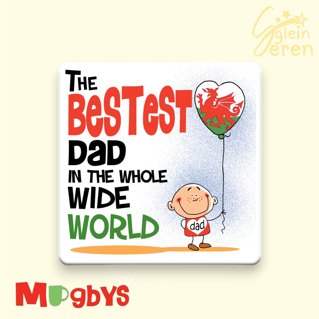 "The Bestest Bampi in the Whole Wide World" Mugbys Coaster (boy)