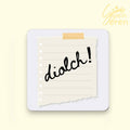 "Diolch!" Welsh Language Coaster – Notepad & Washi Tape Design