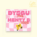 Funny Welsh Student Gift Coaster – "Dysgu Rwan Menty B Wedyn" | Pink Checkered Exam Revision Gift, Funny Welsh Language University Desk Decor