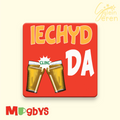 "Iechyd Da" Welsh Cheers Beer Glasses Coaster
