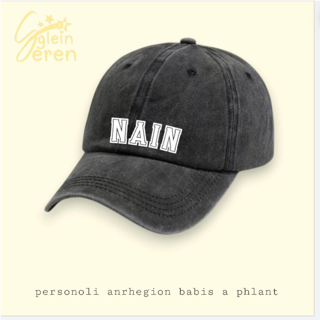 Personalized Pregnancy Announcement Cap | Custom Mama, Daddy, Nana