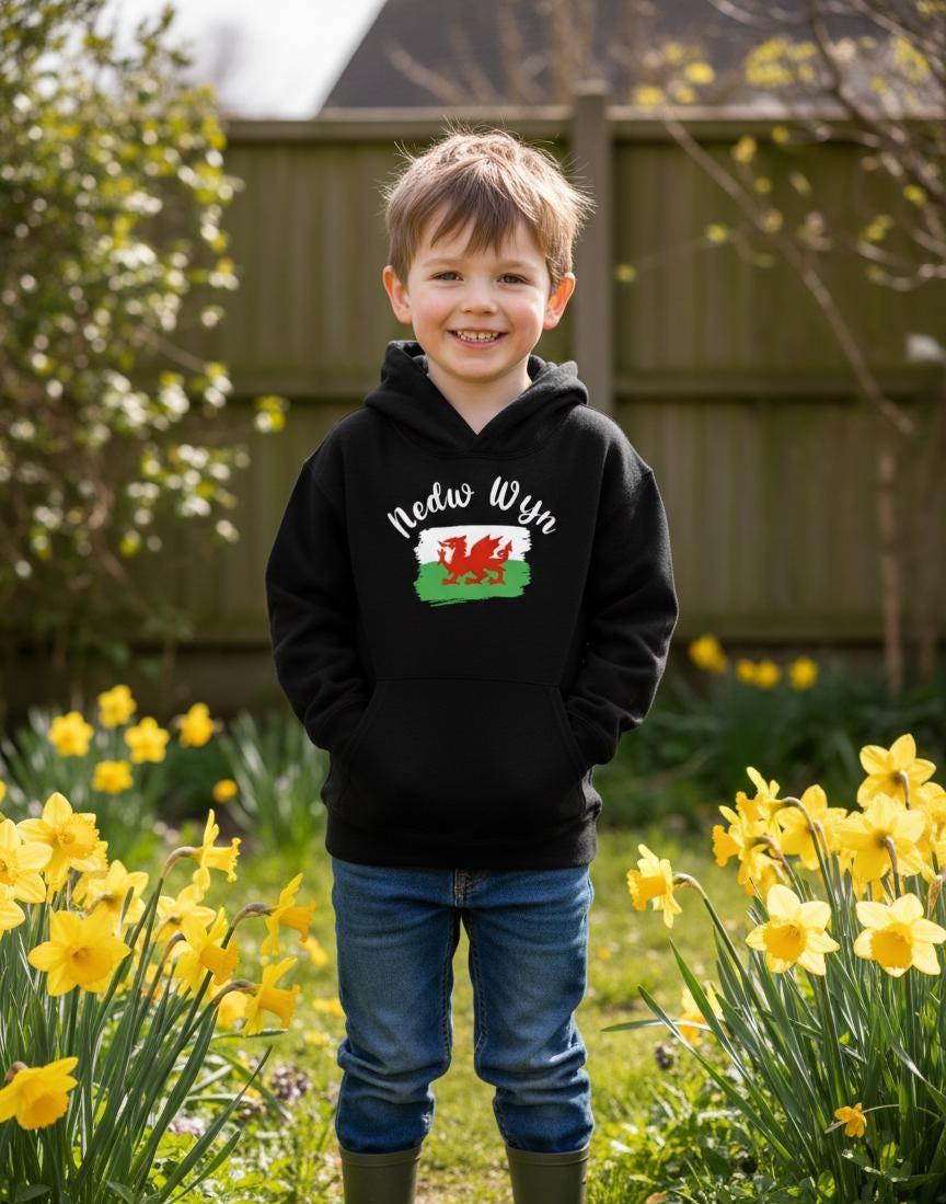 Kids Wales Personalised Hoodie