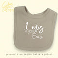 Welsh Personalised Milestones Bib