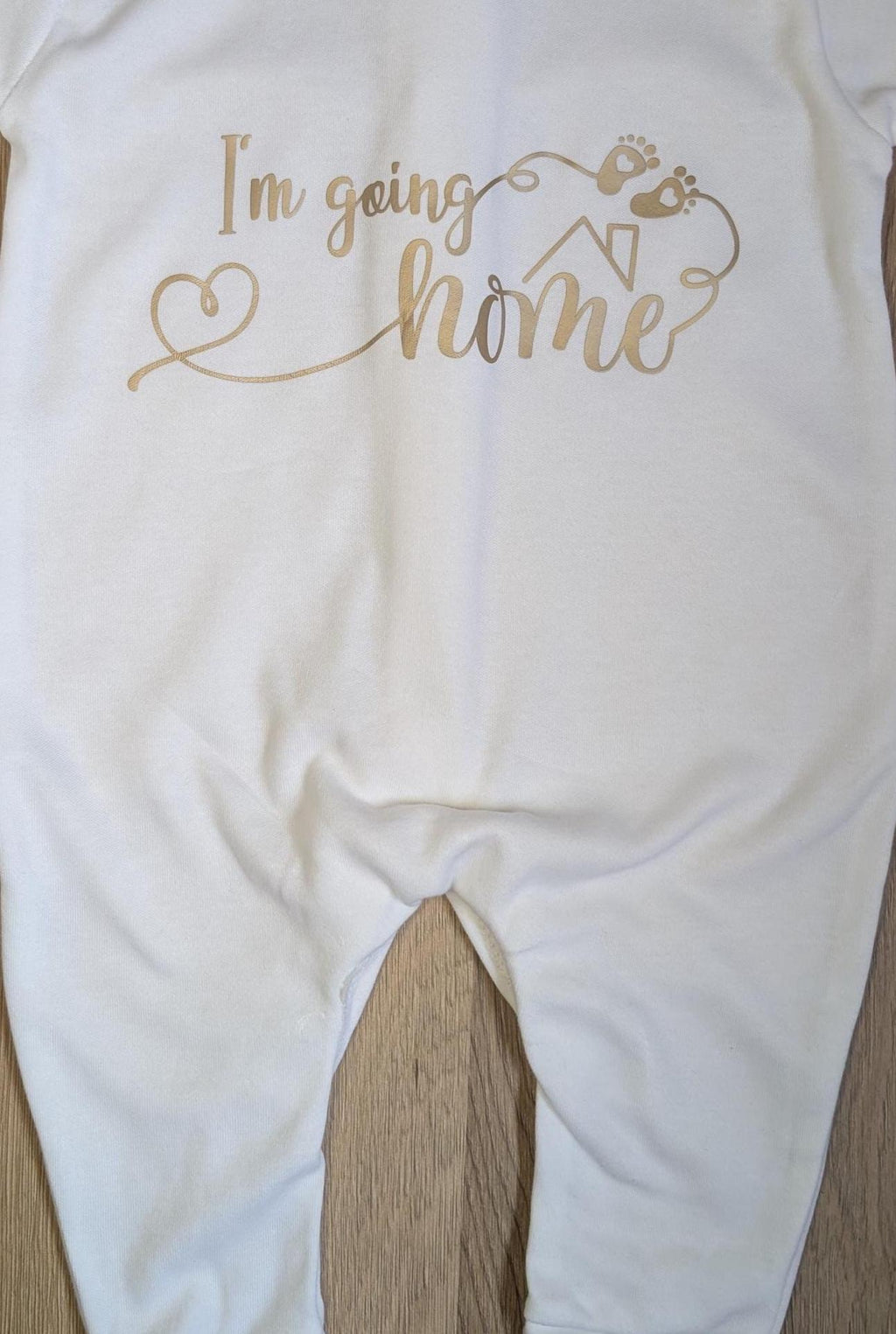 Personalized Baby Coming Home Outfit – 100% Cotton Babygrow