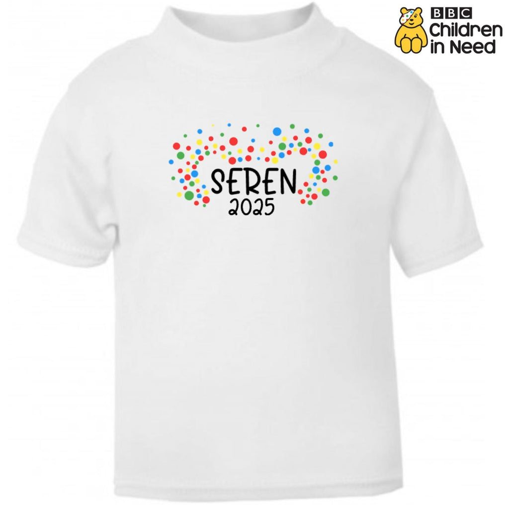 Personalised Children in Need T-Shirt 2025 | Kids Charity Tee