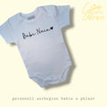 Personalized 'Babi Nain' Baby Vest | Welsh Newborn Gift