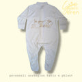 Personalized Baby Coming Home Outfit – 100% Cotton Babygrow