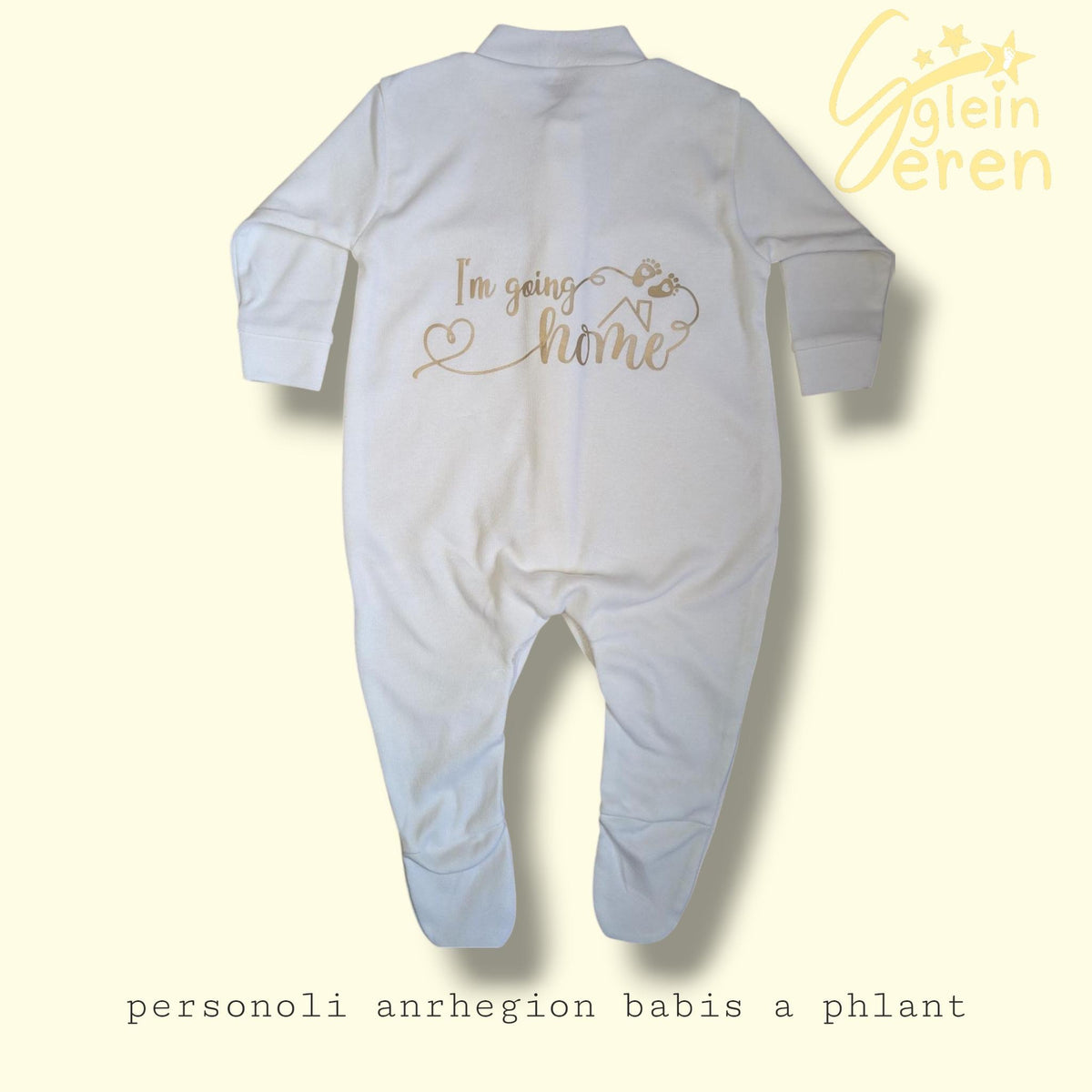 Personalized Baby Coming Home Outfit – 100% Cotton Babygrow