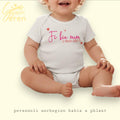 Personalised Welsh Baby Vest: "Fi Bia Mam"