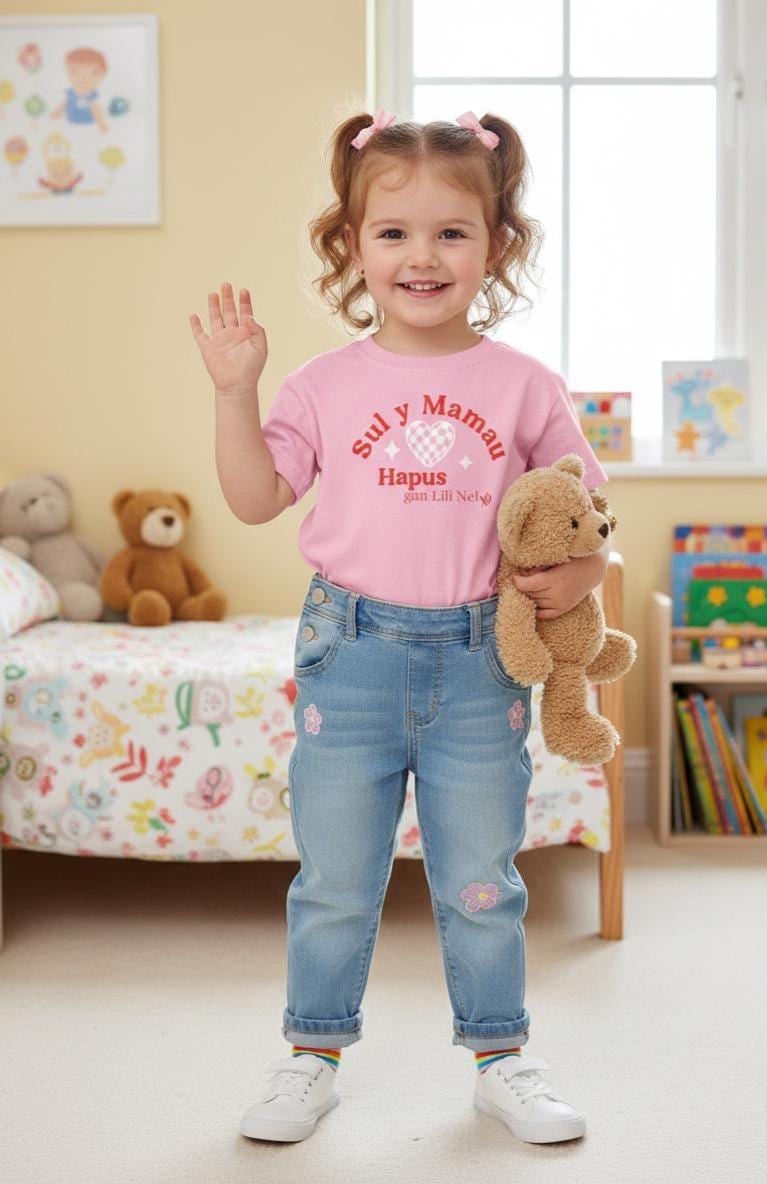Sul y Mamau Kids Personalised Tshirt