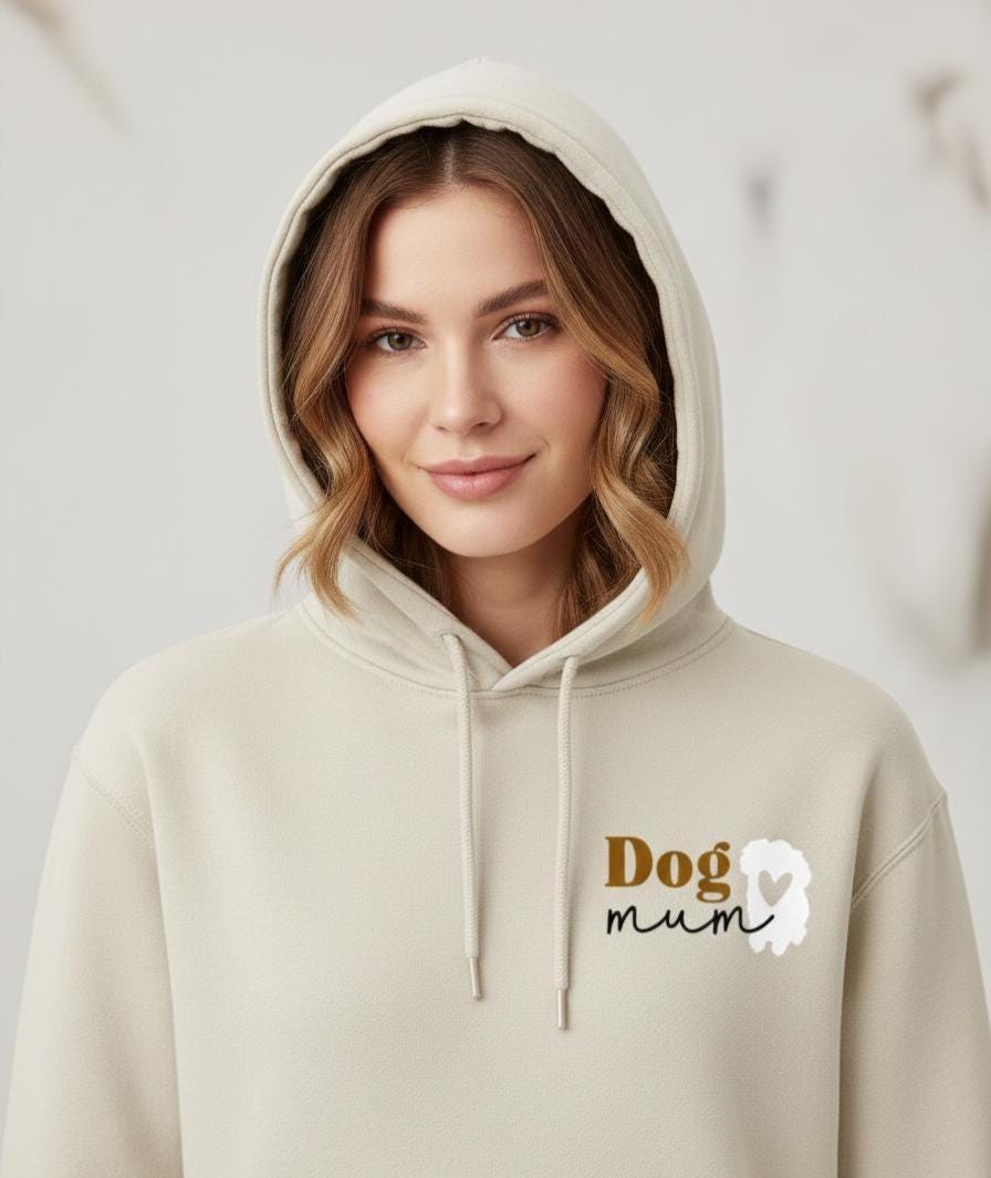 Adult Dog Mum/Mam i Gi- Personalised Hoodie