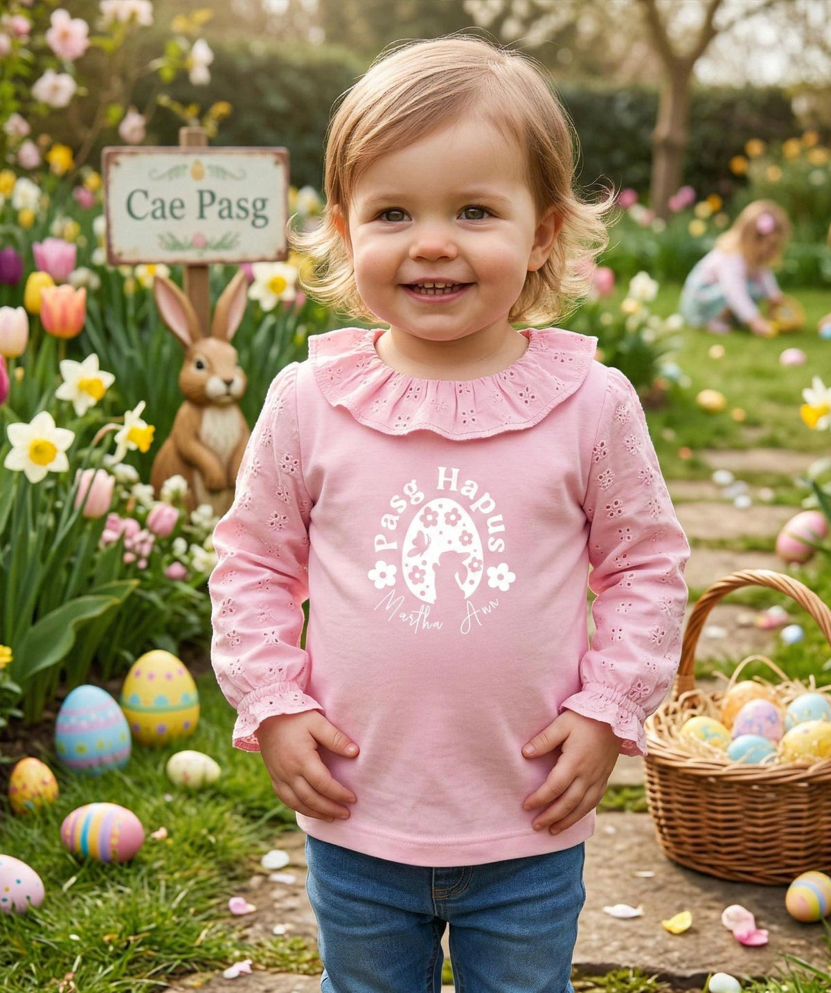 Happy Easter Personalised Kids Top