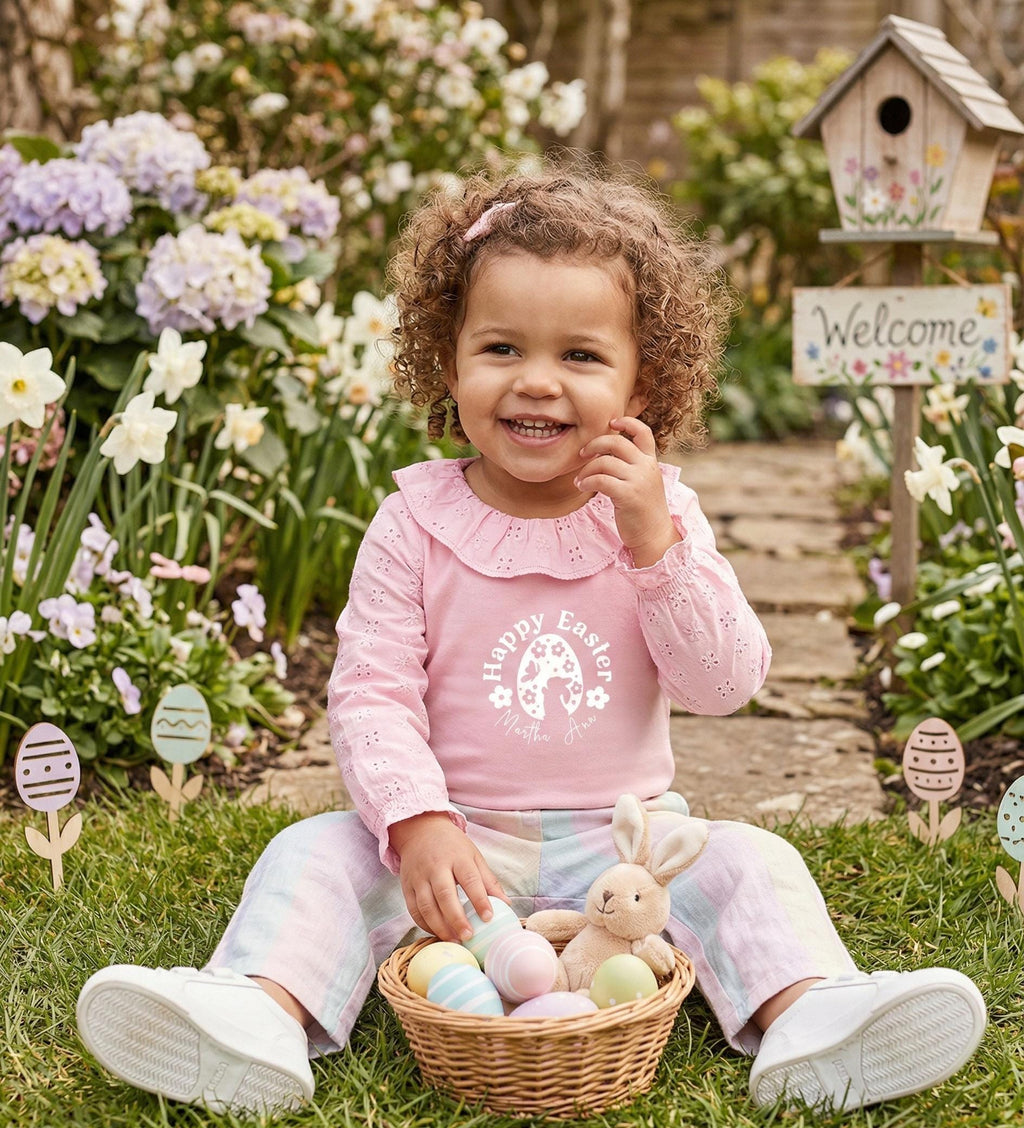 Happy Easter Personalised Kids Top