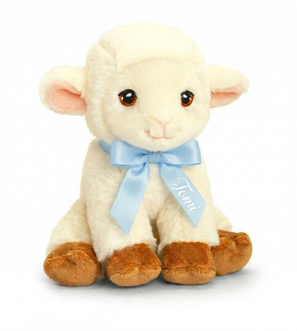 100% Recyclced Personalised Lamb Plush Toy