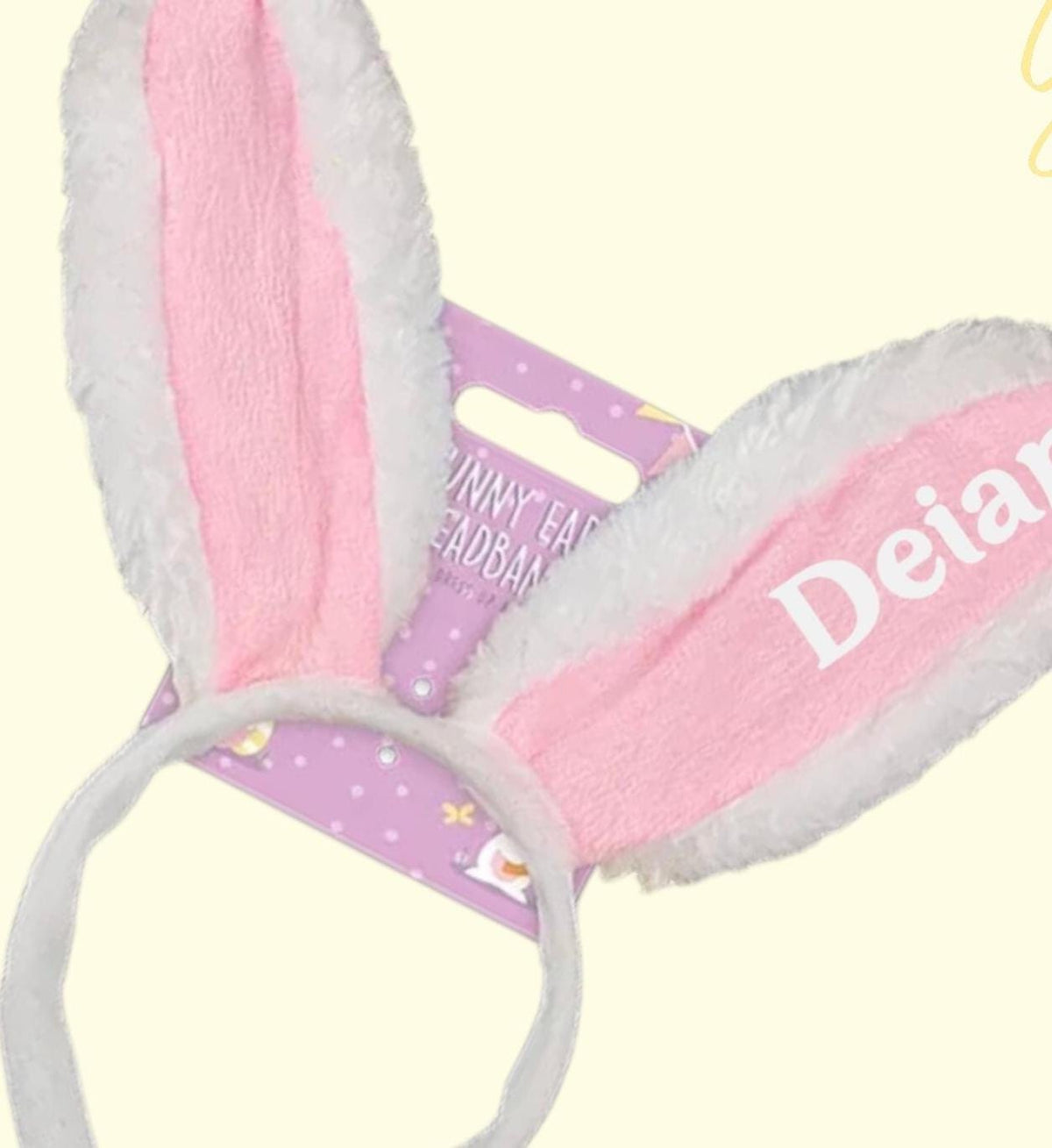 Baby/Toddler Personalised Bunny Ears Headband